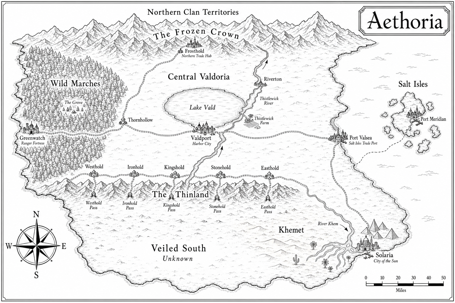 Map of Aethoria